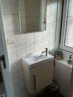 Toiletmeubel + spiegel, Huis en Inrichting, Badkamer | Badkamermeubels, Ophalen, Minder dan 50 cm, Gebruikt, Overige typen