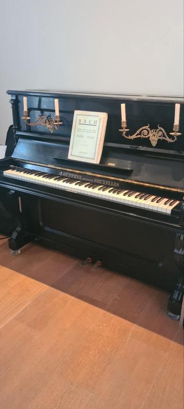 Buffetpiano j.Gunther antiek, Muziek en Instrumenten, Ophalen, Zo goed als nieuw, Piano