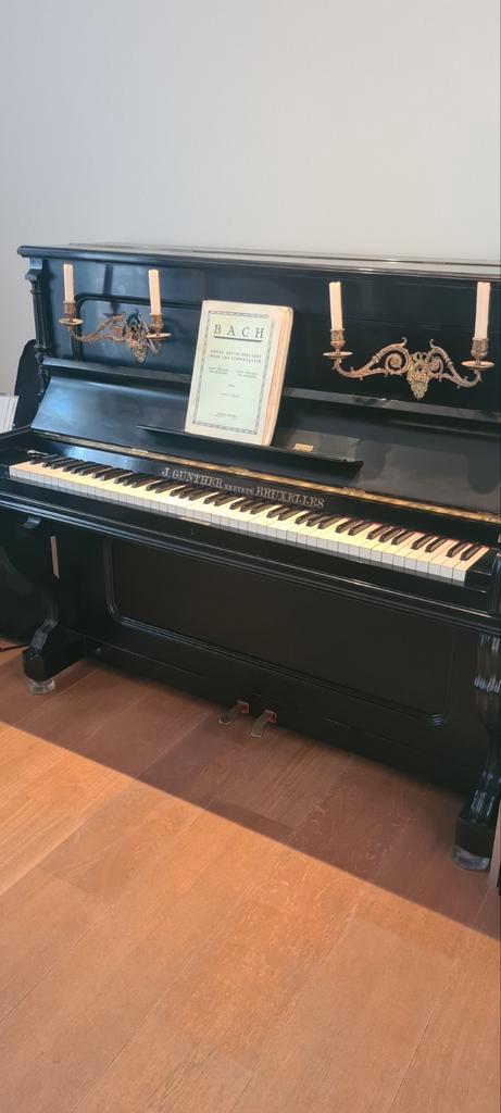 Buffetpiano j.Gunther antiek, Muziek en Instrumenten, Piano's, Zo goed als nieuw, Piano, Ophalen