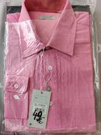 heren hemd met lange mouwen, Ophalen, Nieuw, Halswijdte 41/42 (L), Roze