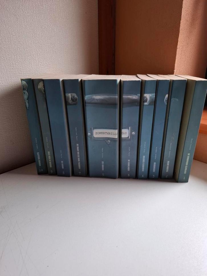 Een reeks zomertrillers, Boeken, Thrillers, Zo goed als nieuw, Ophalen of Verzenden