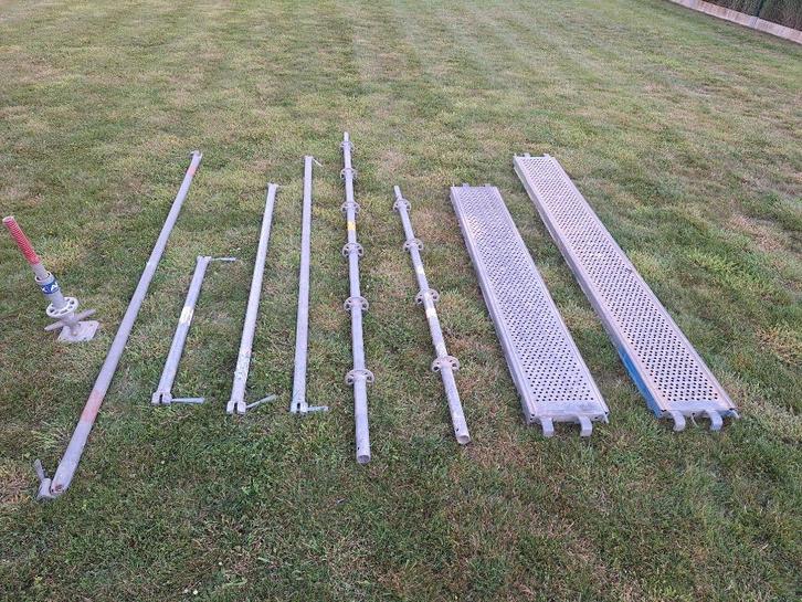 Afix Rozetten stelling bouw, Doe-het-zelf en Bouw, Steigers, Gebruikt, Gevelsteiger, 5 meter of hoger, Ophalen