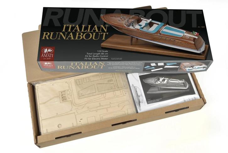 Amati Riva Aquarama bouwdoos + onderdelen aandrijving, Hobby en Vrije tijd, Modelbouw | Boten en Schepen, Ophalen