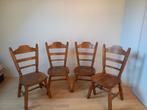 Vier eetkamerstoelen in rustieke stijl., Huis en Inrichting, Stoelen, Ophalen