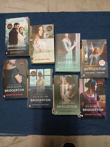BRIDGERTON serie 8 boeken Julia Quinn, Enlèvement ou Envoi, Comme neuf