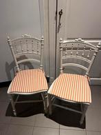Paar stoelen in Lodewijk XVI-stijl, Huis en Inrichting, Stoelen, Louis XVI, Grijs, Zo goed als nieuw, Hout