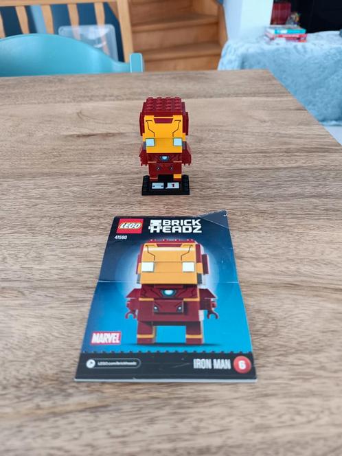 Lego Brick Headz 41590 : Iron Man, Kinderen en Baby's, Speelgoed | Duplo en Lego, Zo goed als nieuw, Lego, Ophalen of Verzenden