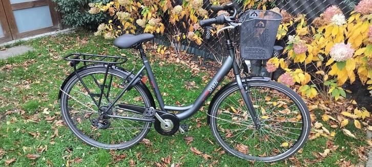 Dames fiets, Fietsen en Brommers, Fietsen | Dames | Sportfietsen en Toerfietsen, Zo goed als nieuw, Overige merken, Minder dan 10 versnellingen