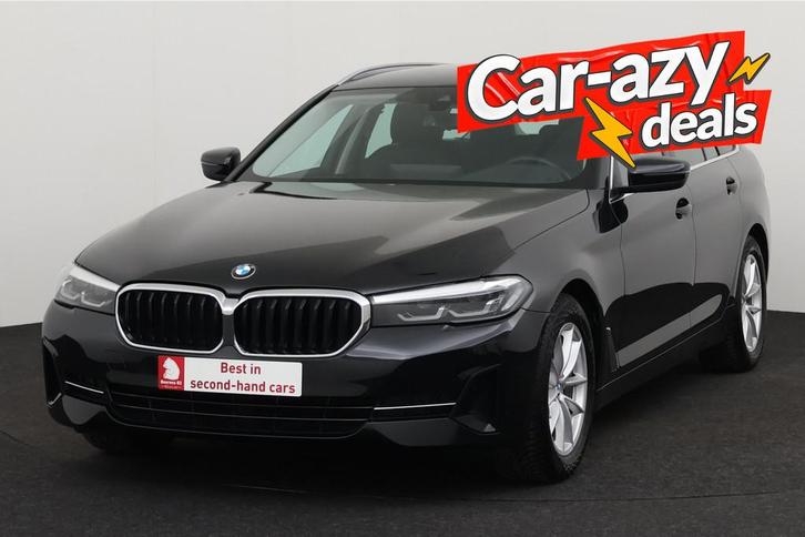 BMW 5 Serie 520 TOURING DA DA TOURING + GPS + LEDER + CAMERA, Auto's, BMW, Bedrijf, Te koop, 5 Reeks, Achteruitrijcamera, Airconditioning