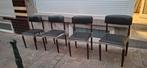 Vintage Scandinavische teakhouten stoelen, Ophalen, Gebruikt