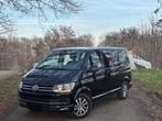 Volkswagen Transporter Carevelle T6 DSG dubbelcabine, Auto's, Volkswagen, Automaat, Lederen bekleding, Zwart, Diesel