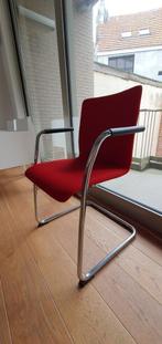 6 design stoelen, Metaal, Zo goed als nieuw, Vijf, Zes of meer stoelen, Rood
