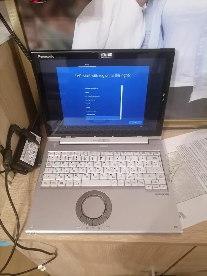 Notebook Panasonic Toughbook CF-XZ, Computers en Software, Windows Laptops, Gebruikt, 13 inch, SSD, Minder dan 2 Ghz, 8 GB, Qwerty