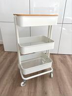 Ikea Råskog rolkast met houten deksel, Huis en Inrichting, Keuken | Keukenelementen, Ophalen, Minder dan 50 cm, Gebruikt, Minder dan 100 cm