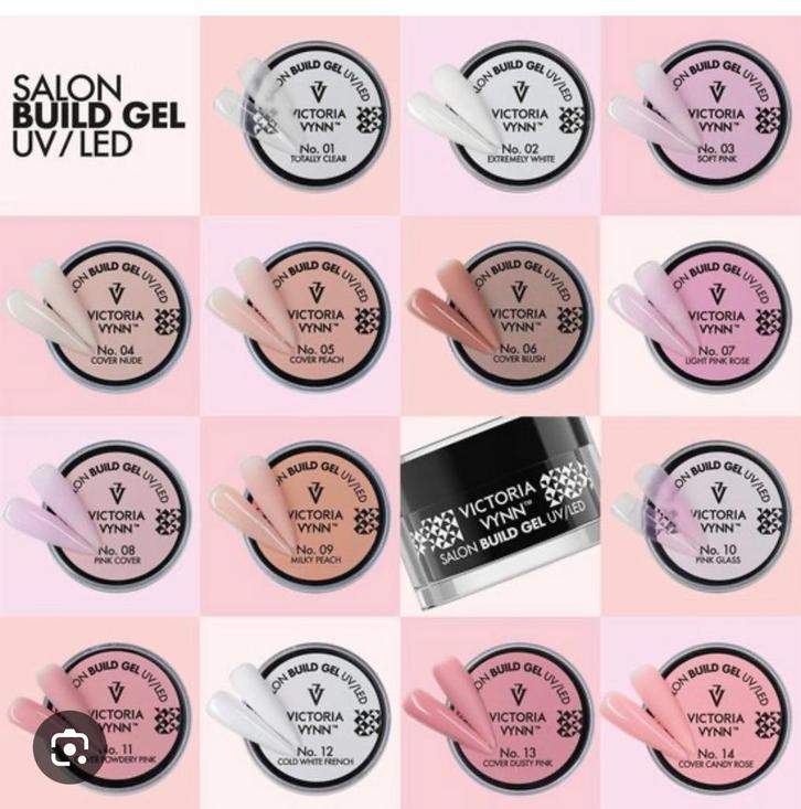 Mega! Grote partij Victoria Vynn buildergel 15ml, Hobby en Vrije tijd, Stempelen, Nieuw, Ophalen of Verzenden