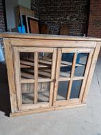 Antiek vitrine hang kastje, Antiek en Kunst, Ophalen