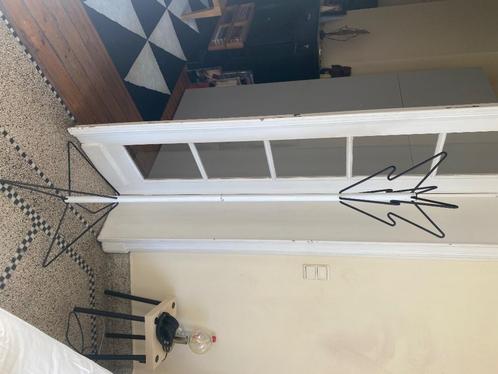 Lightning Bolt zwart-witte kleerhanger met draadhanger, Huis en Inrichting, Woonaccessoires | Kapstokken, Gebruikt, Staande kapstok