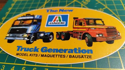 Sticker Italeri Trucks The New Generation Model Kits, Collections, Autocollants, Enlèvement ou Envoi