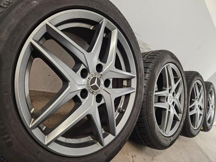 17 inch Mercedes A klasse B klasse CLA velgen winterbanden, Auto diversen, Autosport-onderdelen, Ophalen of Verzenden