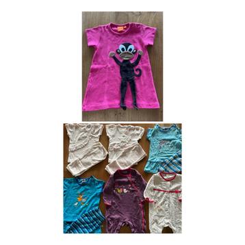 Pakket meisje pyjama , jurk maat 74 beschikbaar voor biedingen