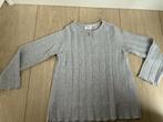 Grijs rib T-shirt Zara maat 110 (lange mouwen), Kinderen en Baby's, Kinderkleding | Maat 110, Meisje, Ophalen of Verzenden, Zo goed als nieuw