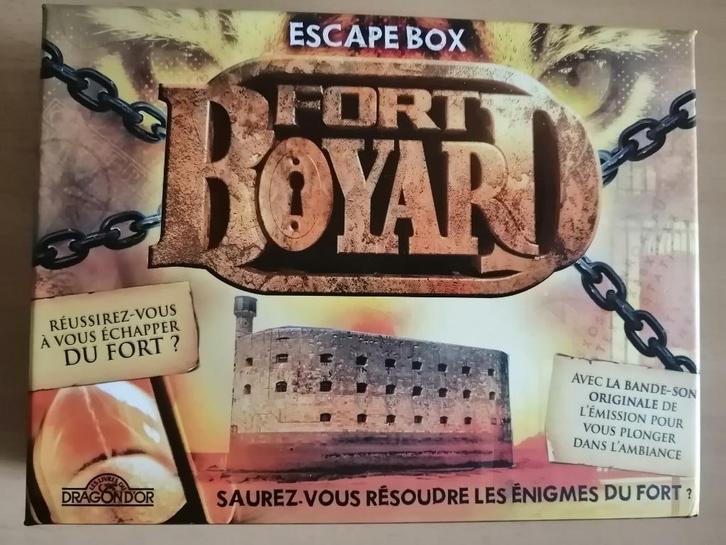 Escape Box : Fort Boyard, Hobby & Loisirs créatifs, Jeux de société | Jeux de plateau, Comme neuf, Cinq joueurs ou plus, Enlèvement ou Envoi