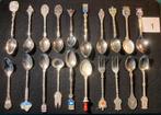 Lepel emaille zilver decoratieve souvenier lepels, Ophalen