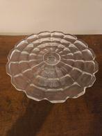 Plat à gâteau en verre sur pied, Enlèvement ou Envoi