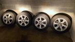 4 velgen van audi a4 met winterbanden 225/55 r 16’, Auto-onderdelen, Banden en Velgen, Ophalen