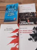 Lot 4 livres lemaitre, Follett, aerts, Enlèvement, Utilisé