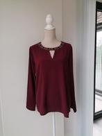 Wijnrode blouse van About you, mt 38, Kleding | Dames, Maat 38/40 (M), Overige kleuren, About you, Ophalen of Verzenden
