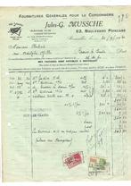 Ancienne facture 1930, Ophalen of Verzenden, Gebruikt