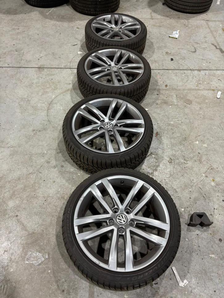volkswagen golf velgen salvador 18 inch 5x112, Auto-onderdelen, Banden en Velgen, Velg(en), Winterbanden, 18 inch, 225 mm, Personenwagen