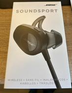 Bose Soundsport Wireless - zwart, Overige merken, Op oor (supra aural), Bluetooth, Ophalen of Verzenden
