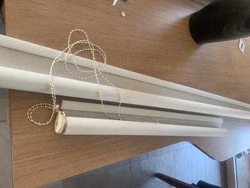 Rolgordijn beige 2 stuks 196 en 108 cm beschikbaar voor biedingen