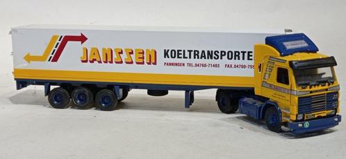 TEKNO HOLLAND (NO DINKY) SCANIIA OPLEGGER, Hobby en Vrije tijd, Modelauto's | 1:43, Gebruikt, Bus of Vrachtwagen, Overige merken