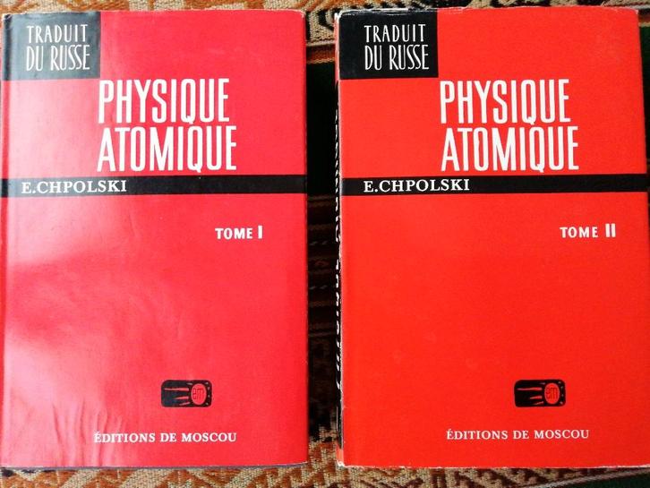 Physique Atomique de E Chpolski, Livres, Science, Comme neuf, Autres sciences, Enlèvement ou Envoi