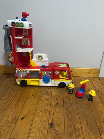 2 in 1 brandweerwagen Vtech  beschikbaar voor biedingen