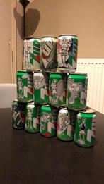 Complete set van seven up (7 up) blikken van 1990, Ophalen of Verzenden, Gebruikt