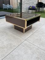 2 Willy Rizzo for Cidue salon/bijzet tafels, Vierkant, Zo goed als nieuw, Mid century vintage, Overige materialen