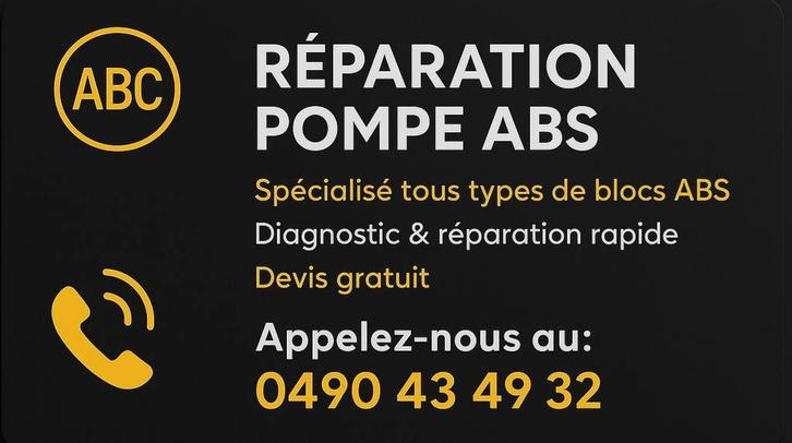 reparation abs, Autos : Pièces & Accessoires, Électronique & Câbles, Enlèvement
