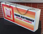 Jouef trains électriques enseigne lumineuse vintage, Collections, Table lumineuse ou lampe (néon), Utilisé, Enlèvement ou Envoi