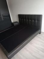 Boxspring 180 x 200, Huis en Inrichting, Slaapkamer | Boxsprings, Zwart, Tweepersoons, Ophalen of Verzenden, Zo goed als nieuw