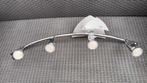Spots verlichting met 4 LED lampen, Ophalen, Metaal of Aluminium, Zo goed als nieuw, Led