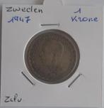 Zweden 1 Krone 1947 zilver, Verzenden