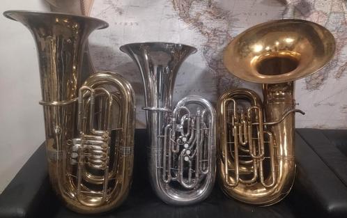 3 kanjers te koop, Musique & Instruments, Instruments à vent | Tubas, Utilisé, Enlèvement