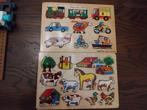 HOUTEN INLEGPUZZELS, Kinderen en Baby's, Ophalen, 2 tot 4 jaar, Gebruikt, Van hout