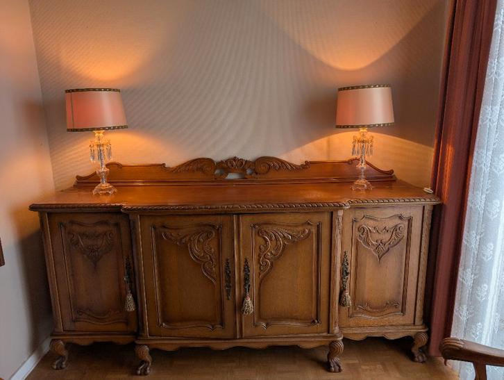 Lampes X 2, Maison & Meubles, Lampes | Lampes de table, Utilisé, 50 à 75 cm, Verre, Enlèvement