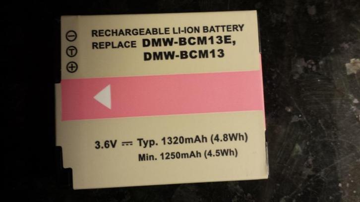 **Li-ion accu voor camera (vb Panasonic Lumix) SOLDEN -50%, Verzamelen, Foto-apparatuur en Filmapparatuur, Fototoestel, Ophalen