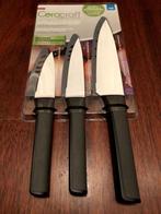 JML Ceracraft ceramic knives set of 3 with bladeguards, Overige materialen, Nieuw, Ophalen of Verzenden, Vaatwasserbestendig